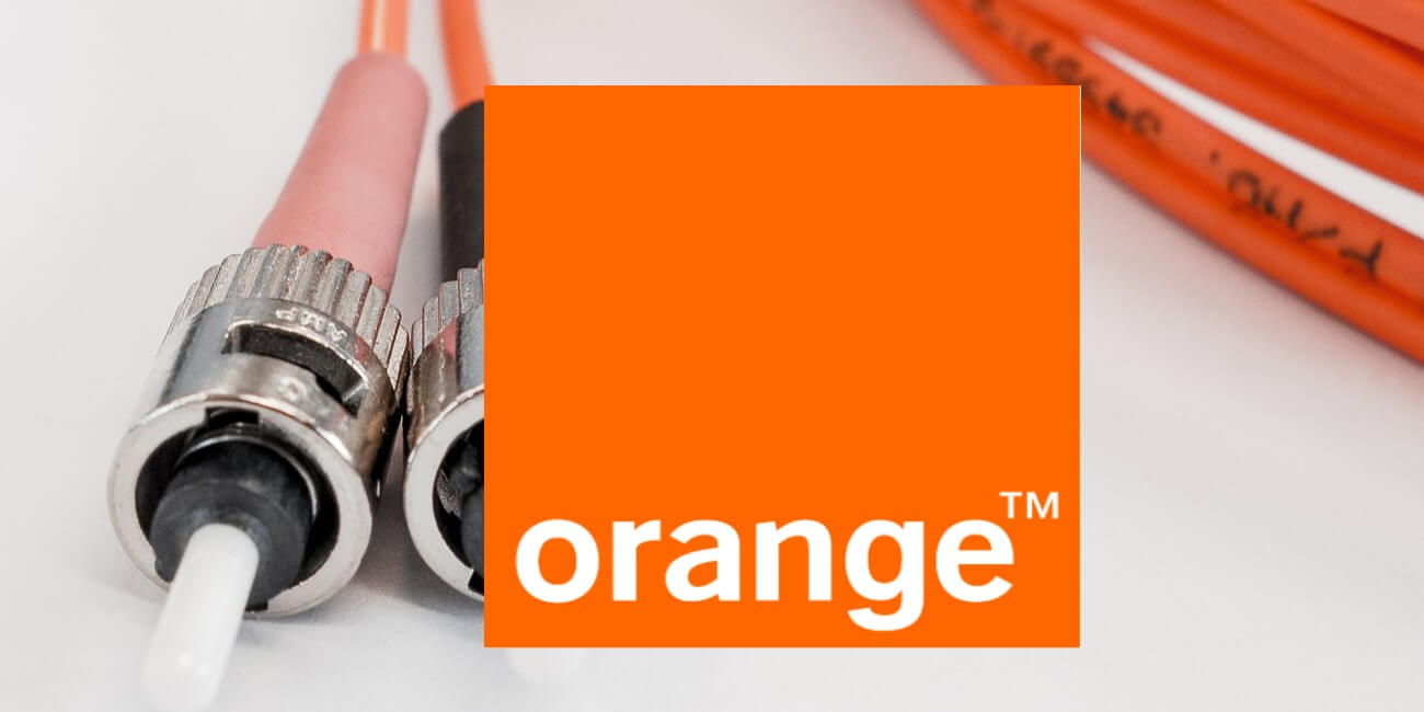 Fibra ótica de Orange