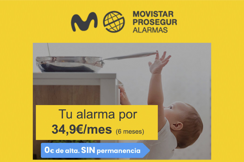 Las alarmas de Prosegur con Movistar