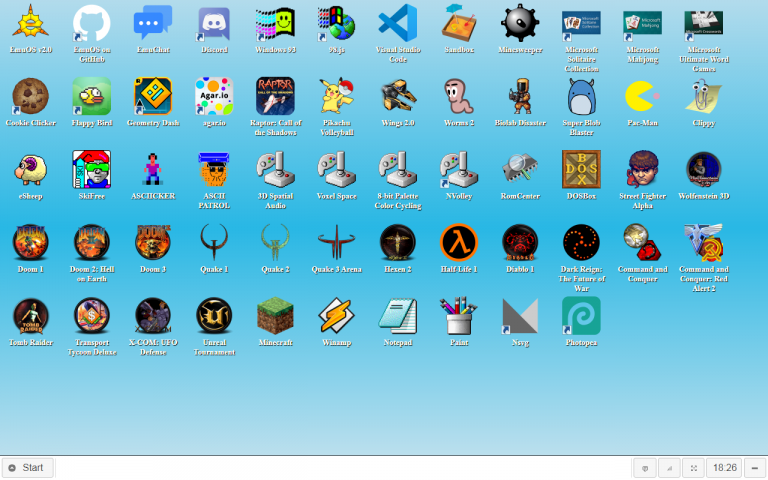 EmuOS videojuegos clásicos