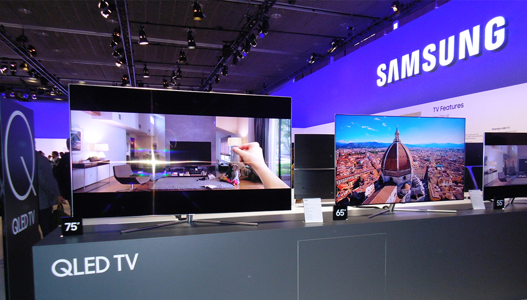 última línea de televisores de Samsung