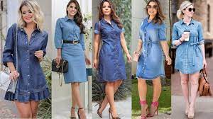 vestido denim