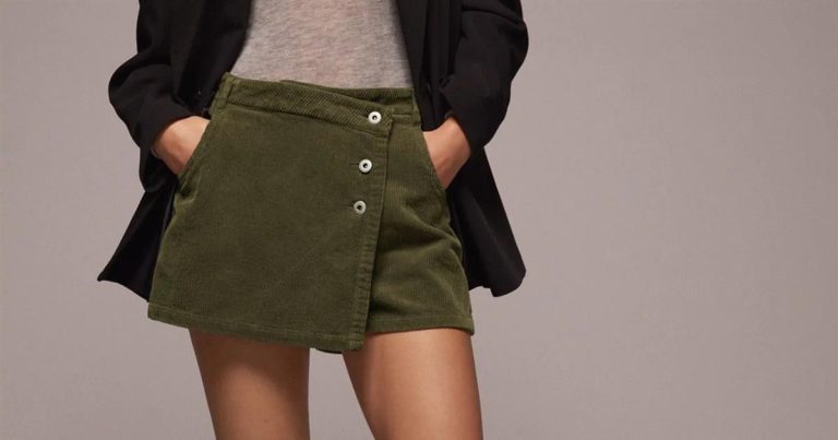 pantalón falda skort