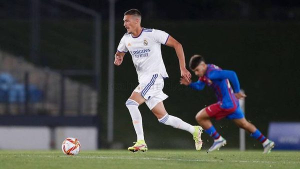 Rafa Marín jugador del Real Madrid Castilla y que busca el Chelsea