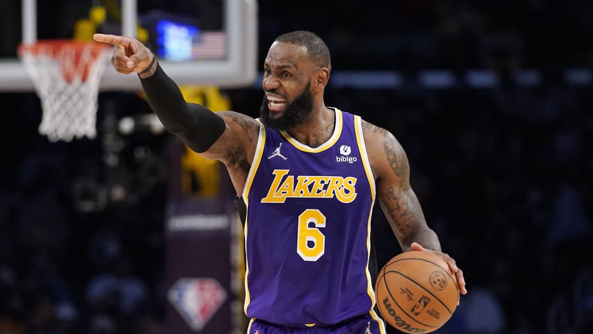 LeBron James Los Angeles Lakers