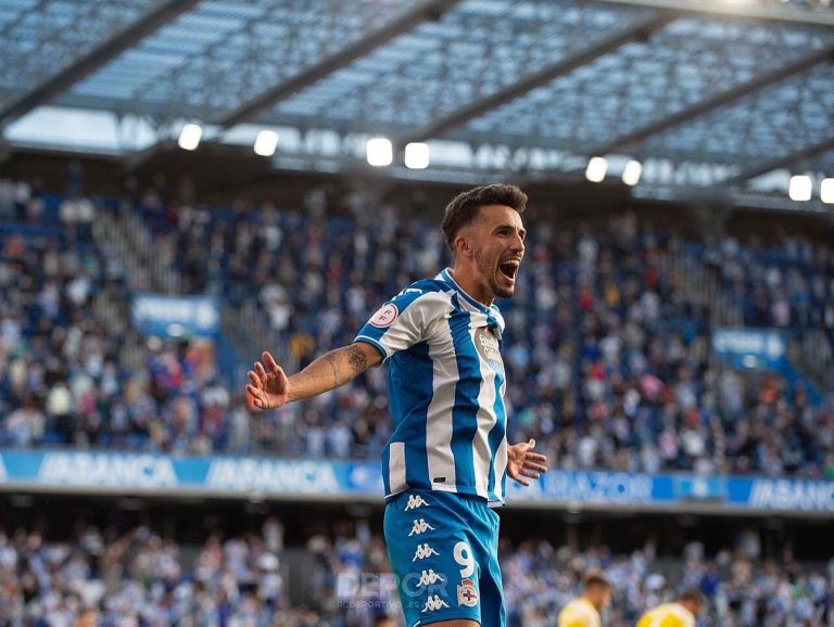 Alberto Quiles, goleador del Deportivo de La Coruña