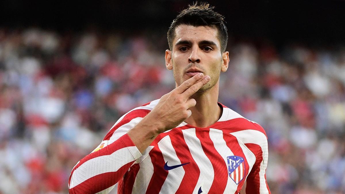 Morata, en la rampa de salida del Atlético