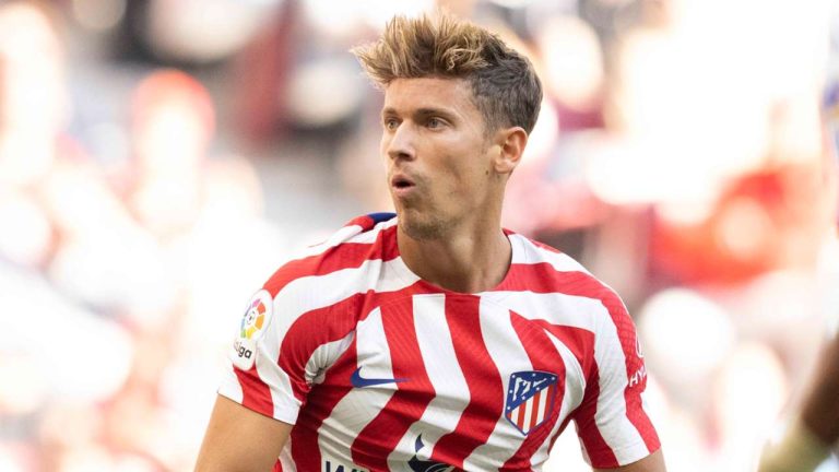 Marcos Llorente, en la rampa de salida del Atlético