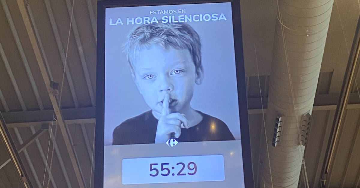 hora silenciosa Carrefour