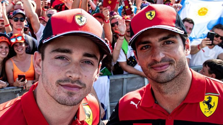 carlos sainz charles leclerc ferrari