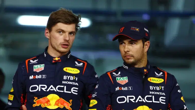 Max Verstappen checo Pérez