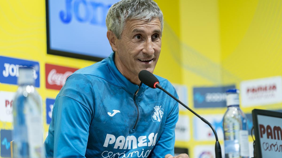 Quique Setién se jugará su puesto en el Villarreal CF