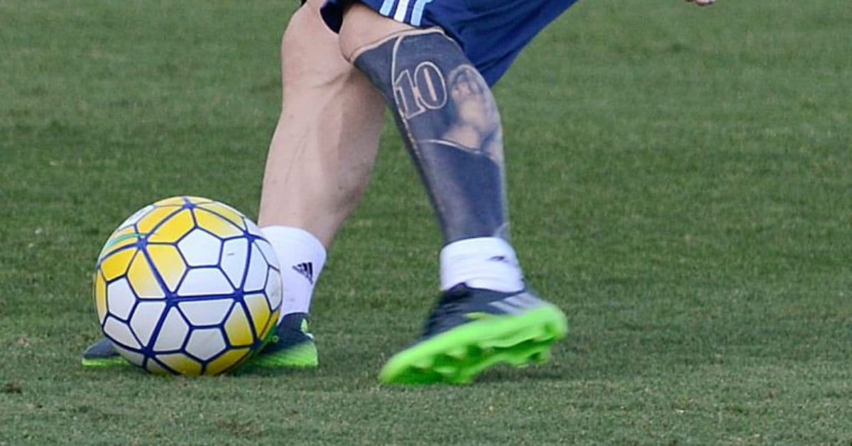 Messi tatuaje