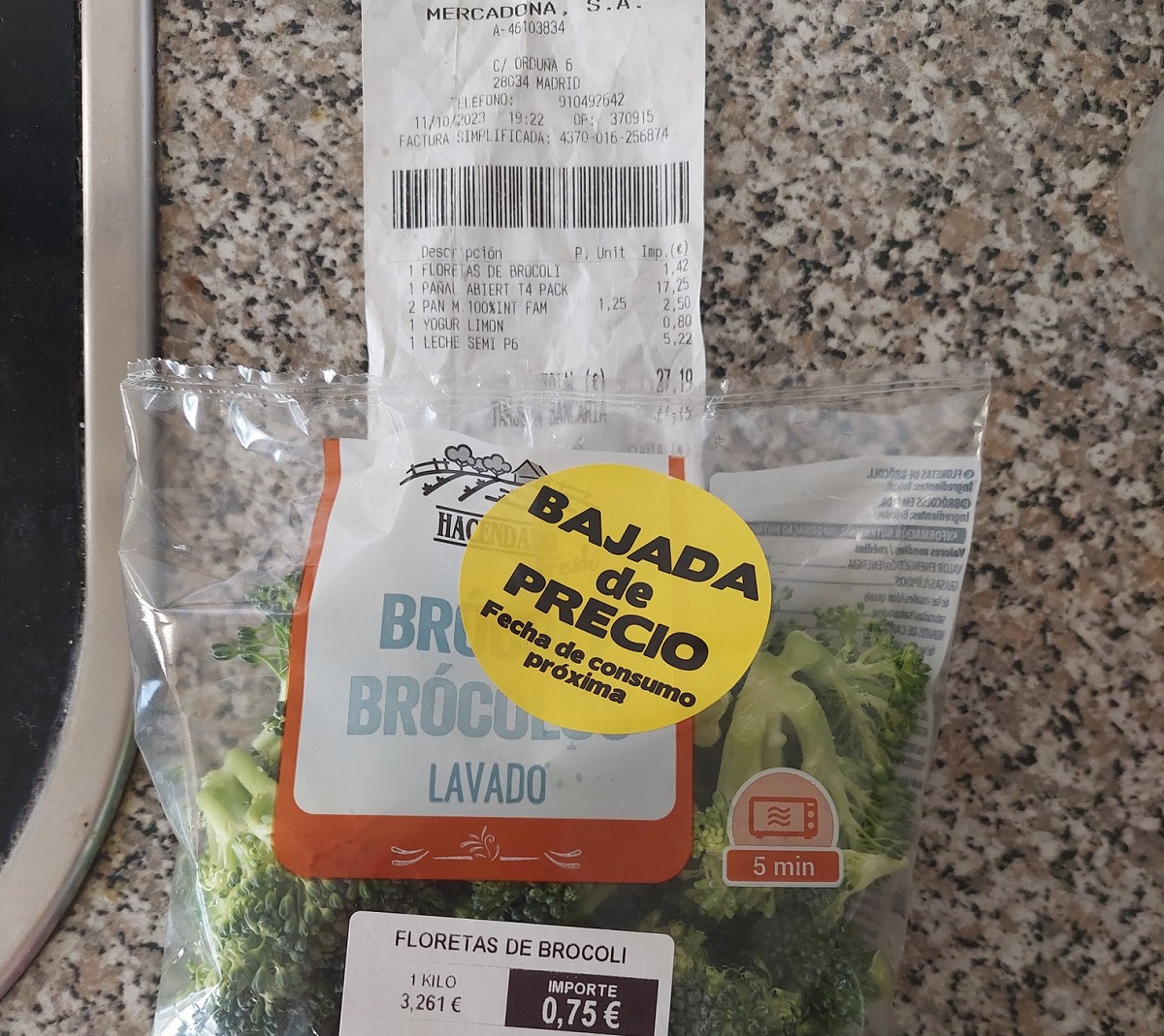 bajada de precio Mercadona 