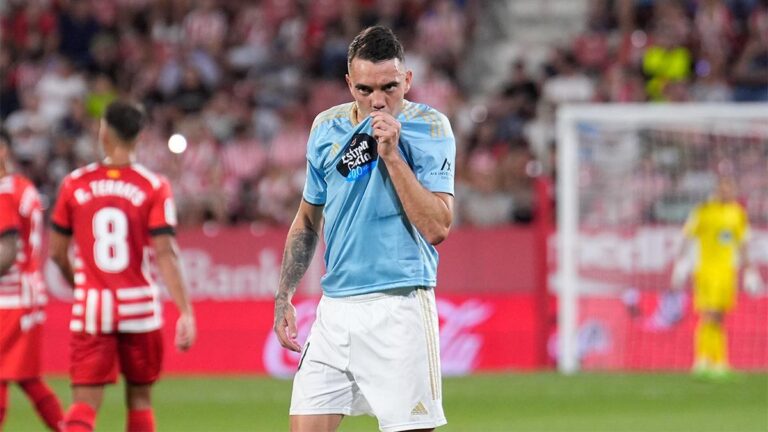 Iago Aspas aún no ha anotado en liga con el Celta