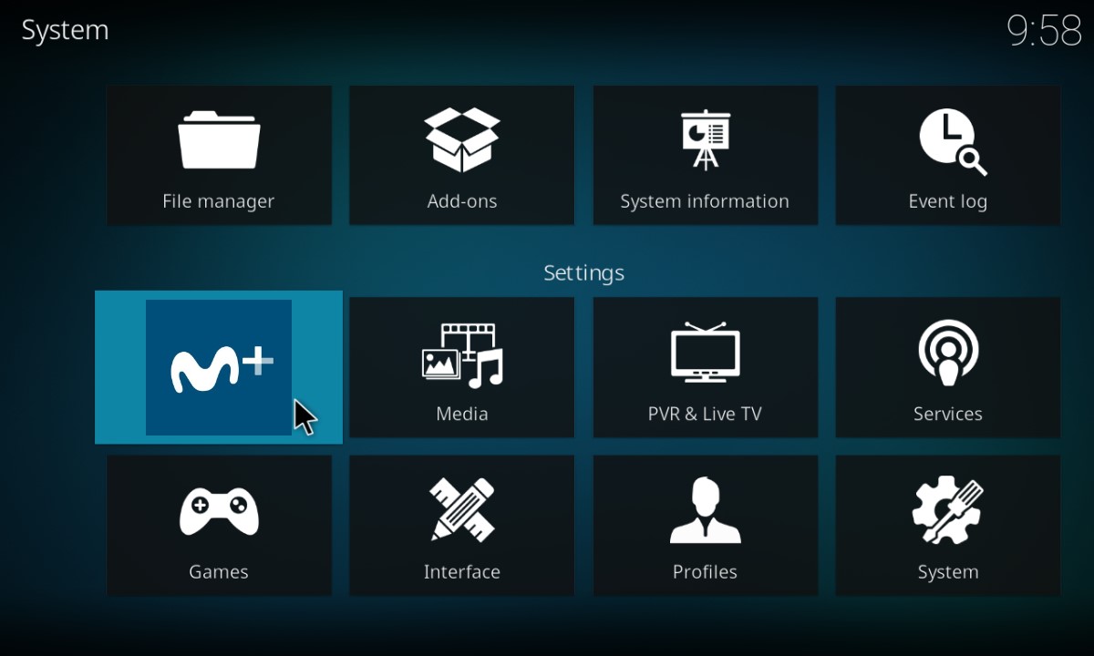 Movistar plus kodi 