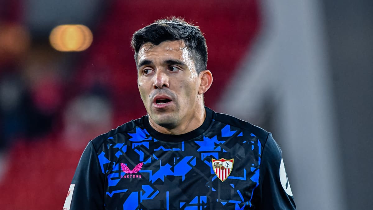 Marcos Acuña, defensor del Sevilla