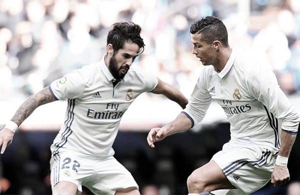 Isco y Cristiano Ronaldo