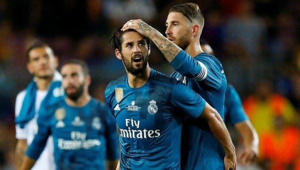 Isco y Ramos Real Madrid