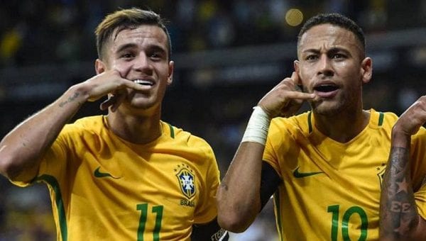 Valor de mercado actual de Coutinho y Neymar