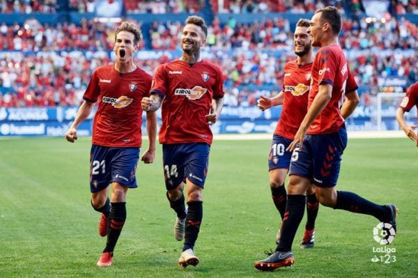 Alineación Osasuna – Eibar – Jornada 2 Liga Santander