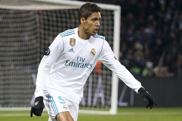 Varane con el Madrid