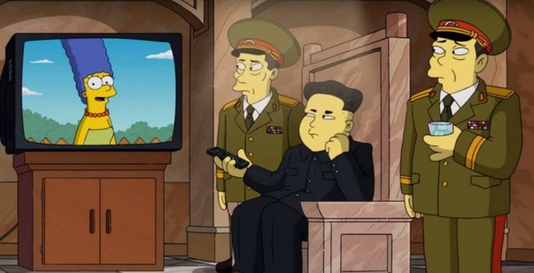 Los Simpsons Kim Yong un