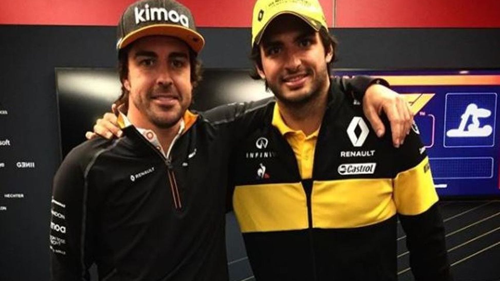 Carlos Sainz y Fernando Alonso